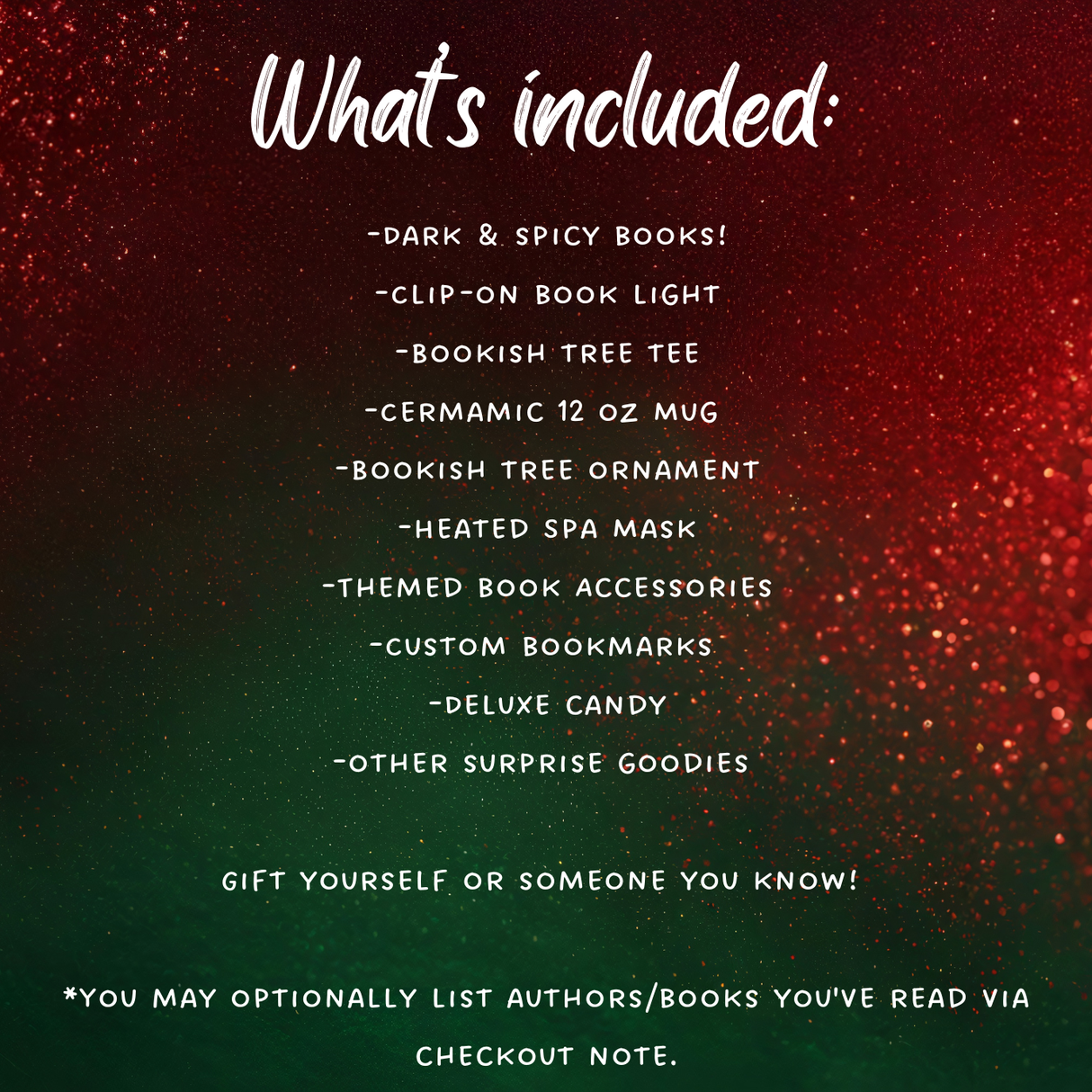 Deluxe Holiday Dark Romance Gift Box w/ signed dark romance holiday book