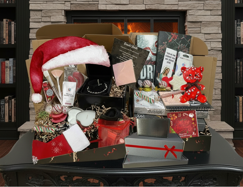 Luxury Spa Christmas Dark & Spicy Book Lovers Gift Box Set - Dark Romance Crates