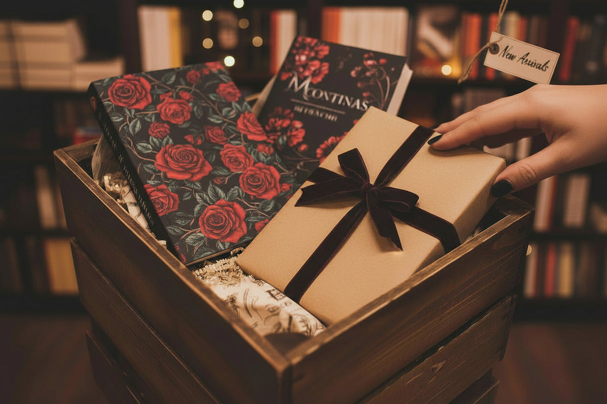 Black Books by the Foot - Decor you love to read! Gothic, Dark Fantasy, Dark Romance, Horror & Suspense Books 1-3 feet. No Duplicates. Dark Romance Crates