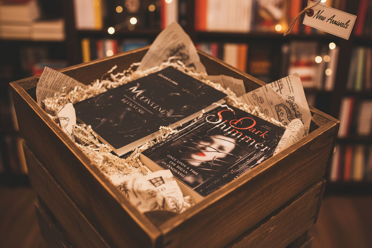 Black Books by the Foot - Decor you love to read! Gothic, Dark Fantasy, Dark Romance, Horror & Suspense Books 1-3 feet. No Duplicates. Dark Romance Crates