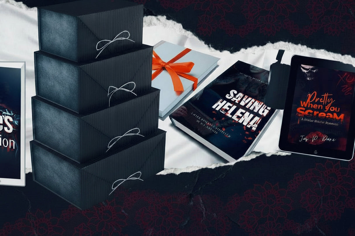 Half-a-Foot of Dark Romance books, oh my!