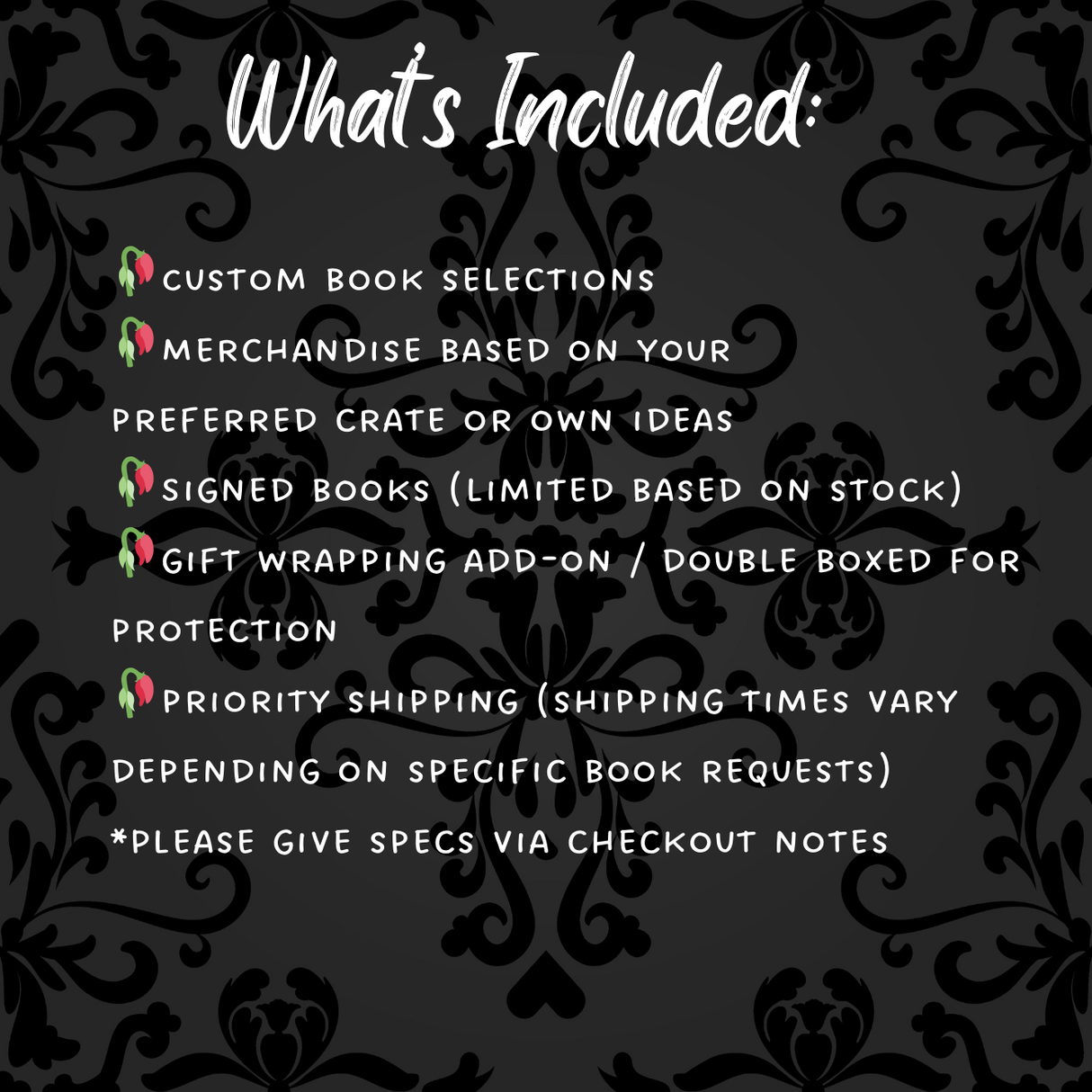 (🫦M+)Build Your Own Custom Dark Romance Book Box Subscription - Dark Romance Crates