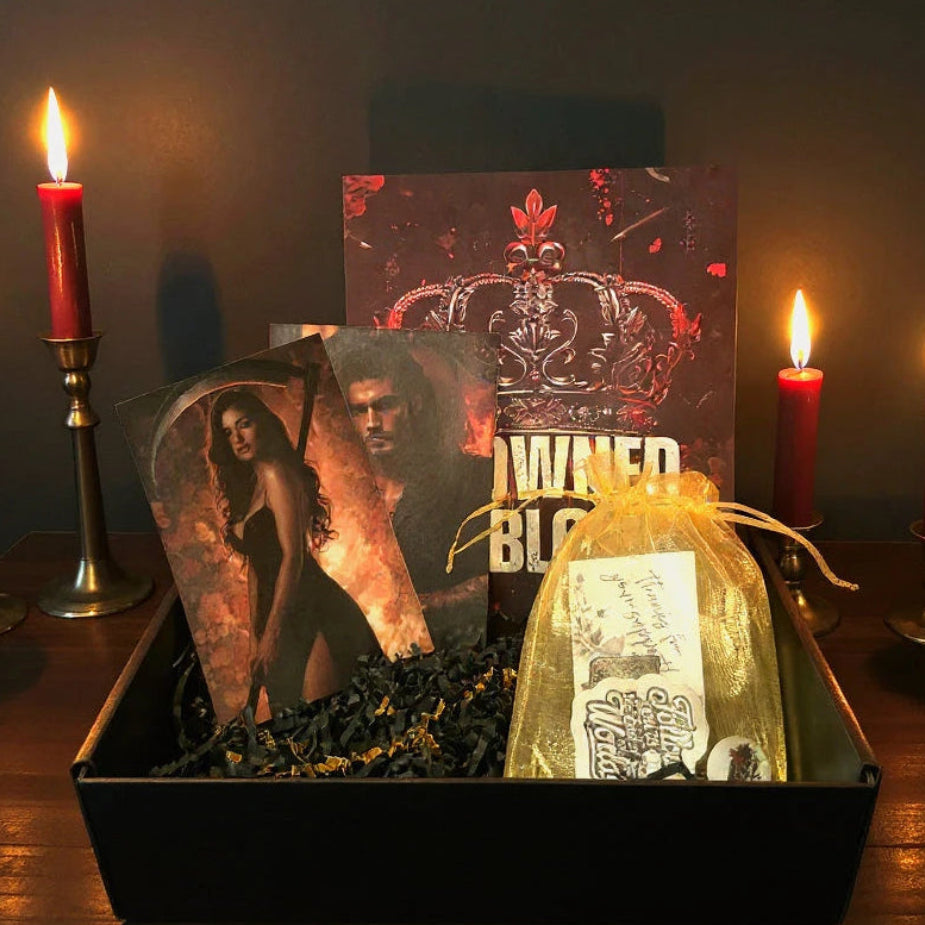 Crowned In Blood Book Box - Dark Mafia Romance Special Edition with Sprayed Edges