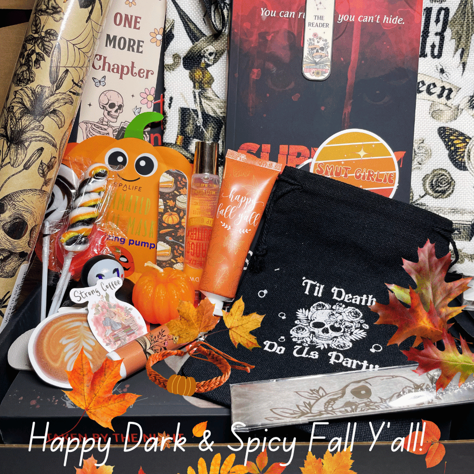 🍁Dark Romance Book Box: Dark & Spicy Reads, Fall Themed Merch