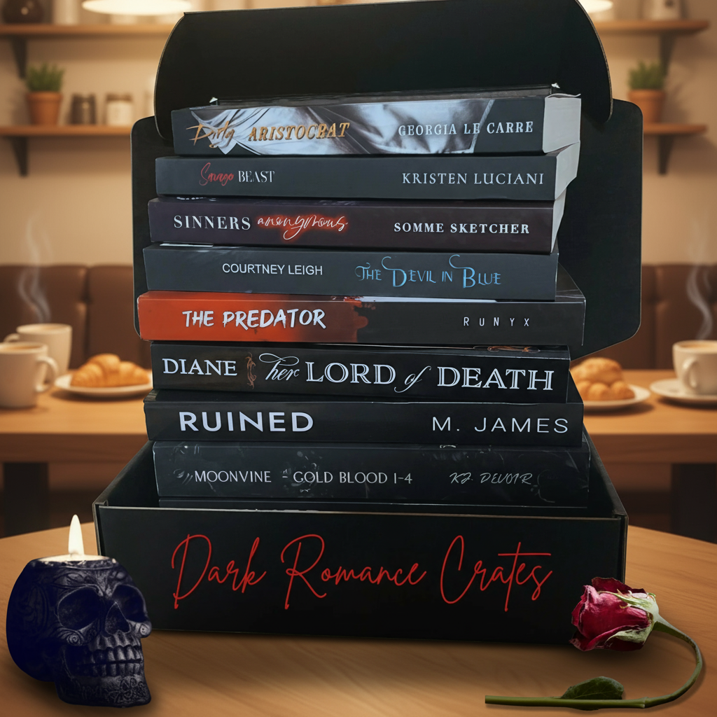 Just books, please! Genre / Trope options at checkout. *you may let us know authors/books you've already read via checkout notes. Subscribe & Save! Dark Romance Crates