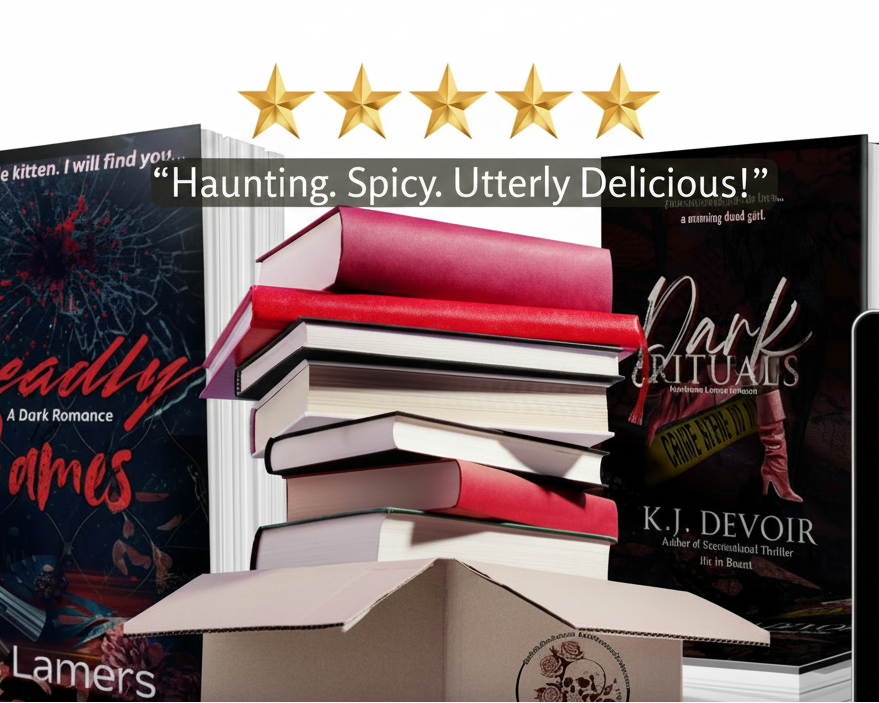 Half-a-Foot of Dark Romance books, oh my!