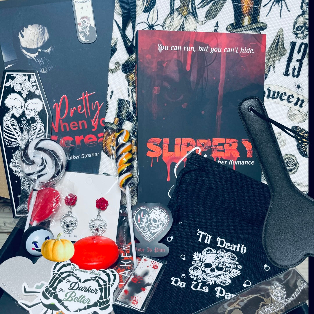 Dark Romance Book Box: Horror Theme, Dark & Spicy Books, Merch