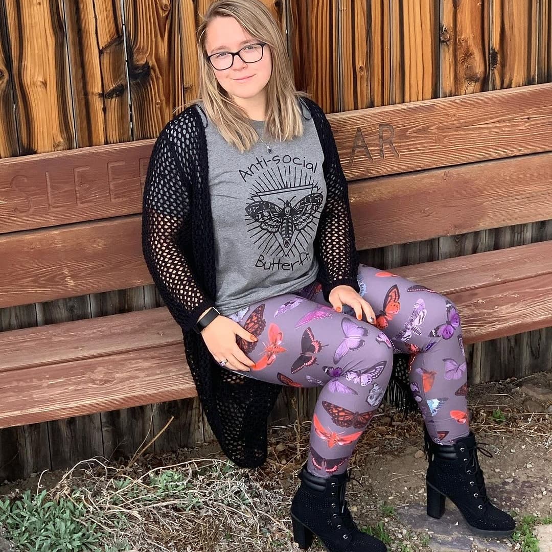 Anti-Social Butterfly Tee - Unisex Shirt