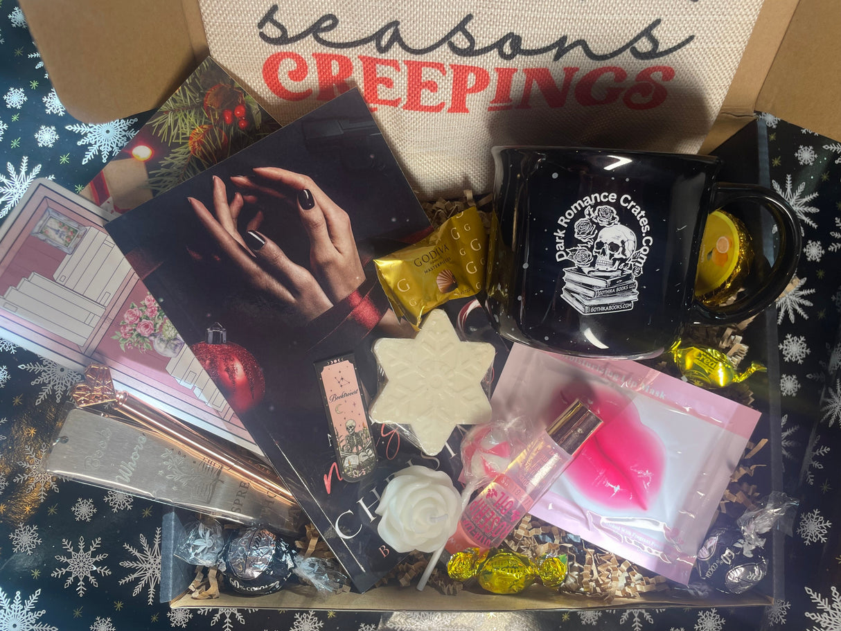 Holiday Book Box - Dark & Spicy Reads, Luxury Spa, Jewelry, optional toys