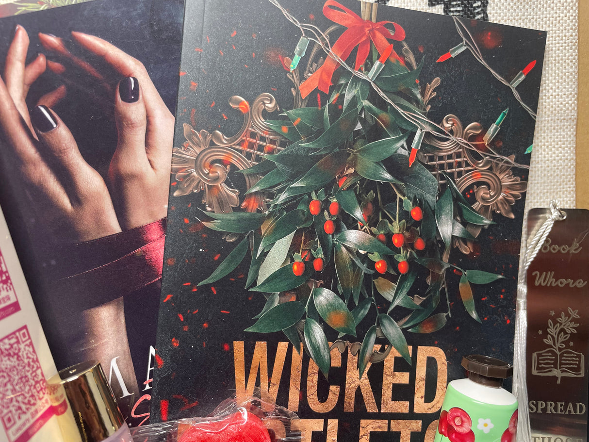 Holiday Book Box - Dark & Spicy Reads, Luxury Spa, Jewelry, optional toys