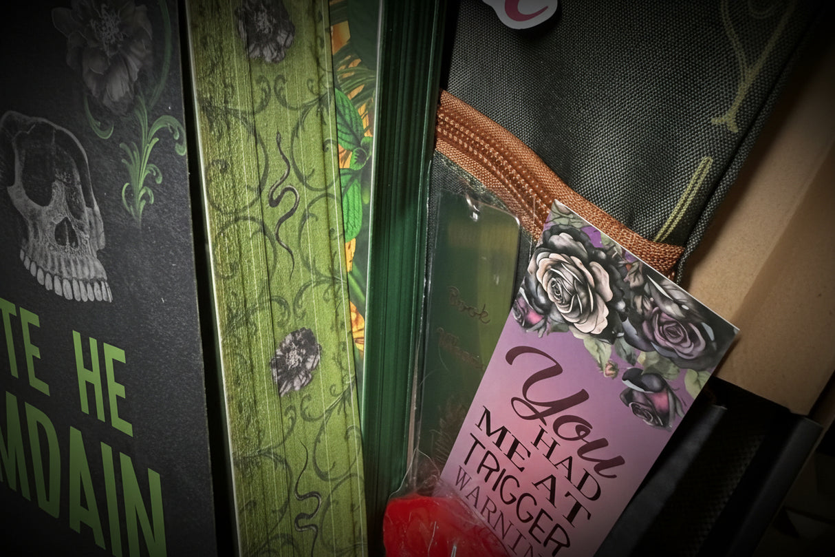 Special Edition Dark Romance Book Box - Sprayed Edges - Choose Your Theme - Dark Romance Crates