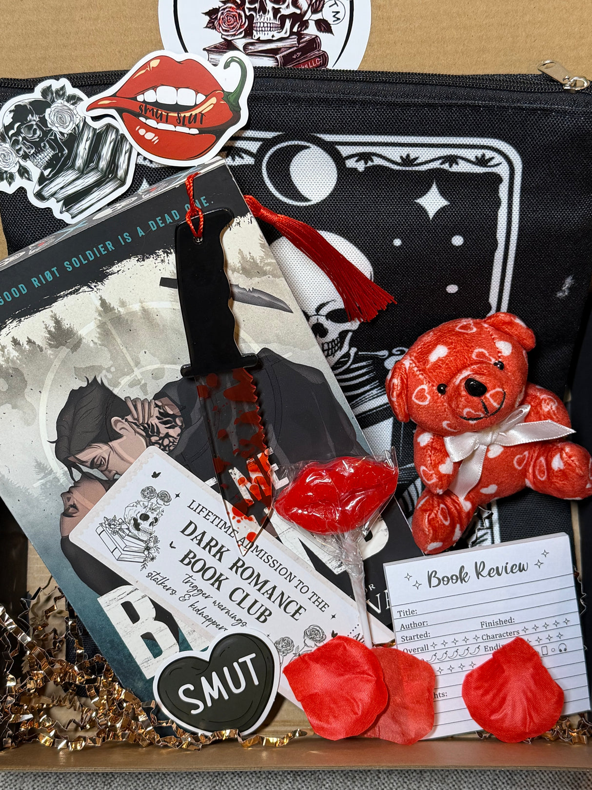 Dark Romance Special Edition Book Box - Sprayed Edges - Choose Your Theme