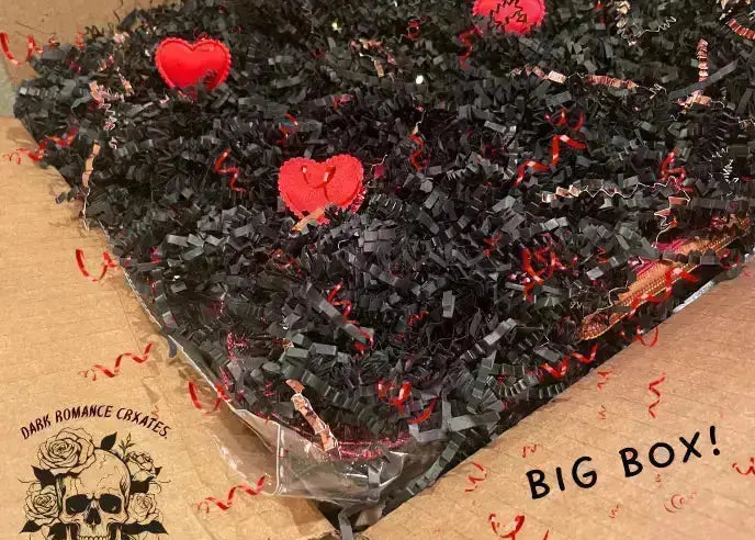 Valentine's Luxury Dark Romance Book Spa Basket. See details. Gift Wrapping included. Double-boxed for easy gifting. Dark Romance Crates