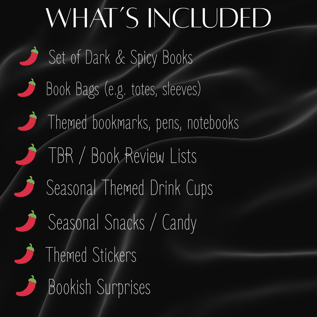 Dark Romance Book Club Kit / Dark Romance Book Party - Dark Romance Crates