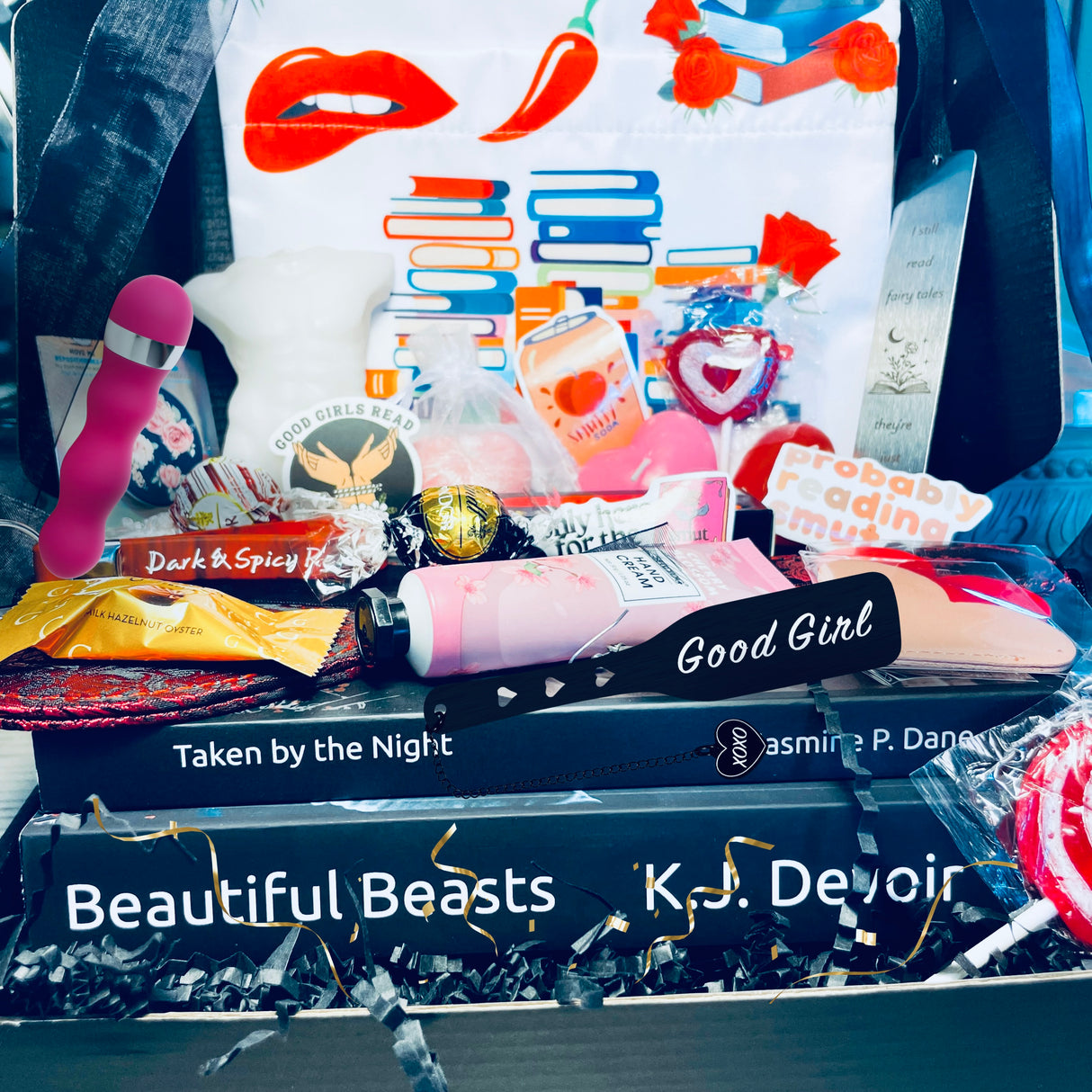 ๐ถ๏ธAll a Girl Needs Smutty Book Box Subscription (๐ซฆM+) - Dark Romance Crates