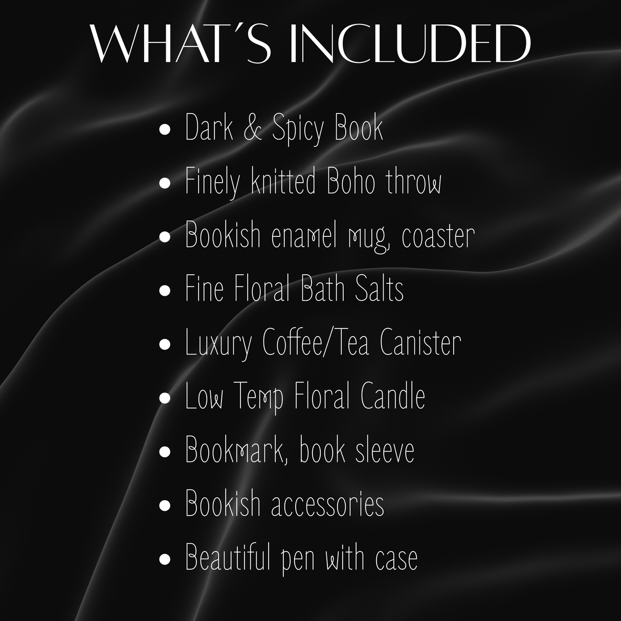 Luxury Special Edition Dark Romance Gift Basket: Book, Spa Set, Nook, Travel