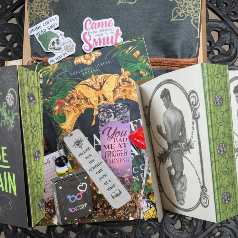 Special Edition Dark Romance Book Box - Sprayed Edges - Choose Your Theme - Dark Romance Crates