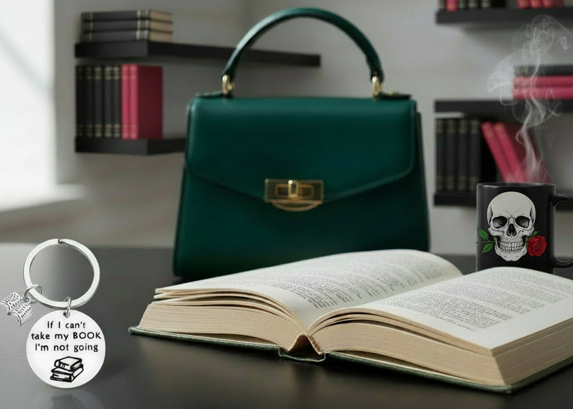 Book Lover Keychain Gift (see bulk rate) - Dark Romance Crates