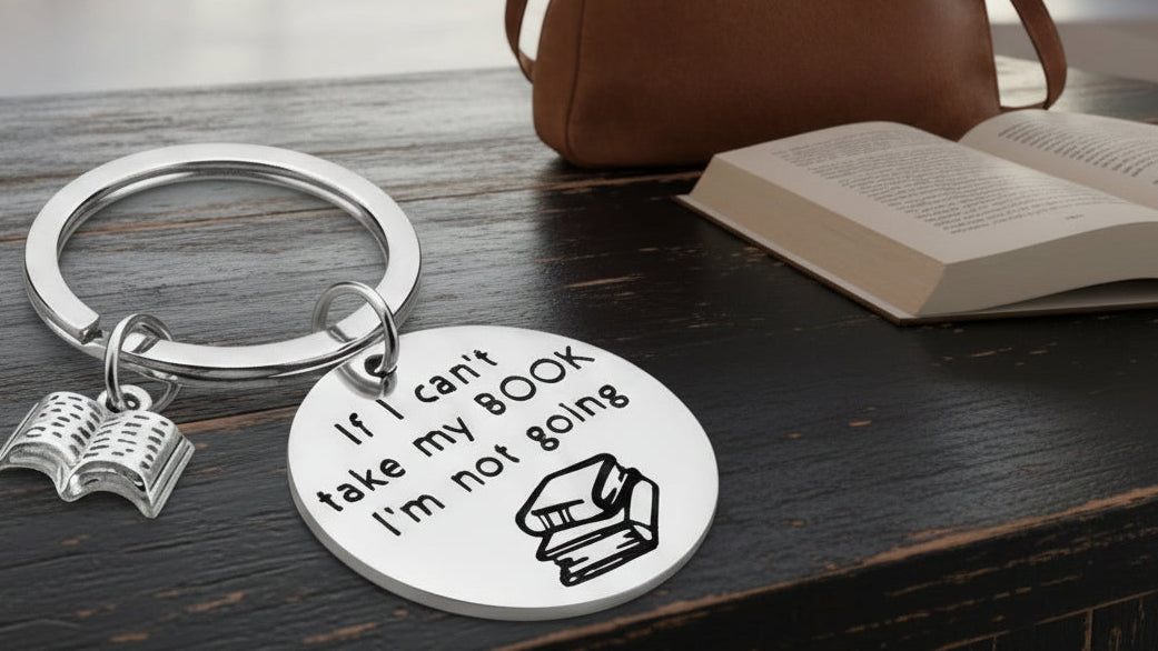 Book Lover Keychain Gift (see bulk rate) - Dark Romance Crates