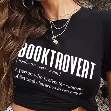 Booktrovert Tee (see bulk rate) - Dark Romance Crates