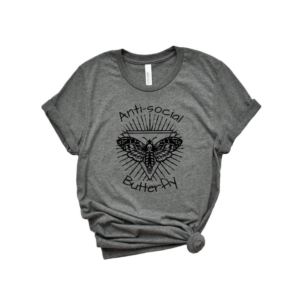 Anti-Social Butterfly Tee - Unisex Shirt