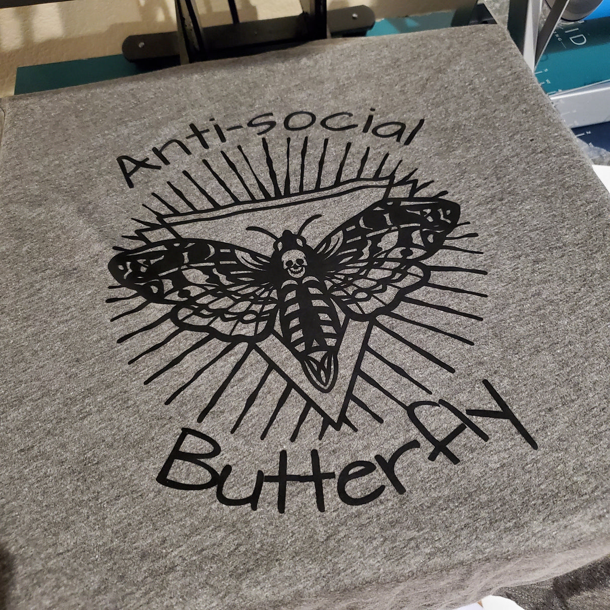 Anti-Social Butterfly Tee - Unisex Shirt