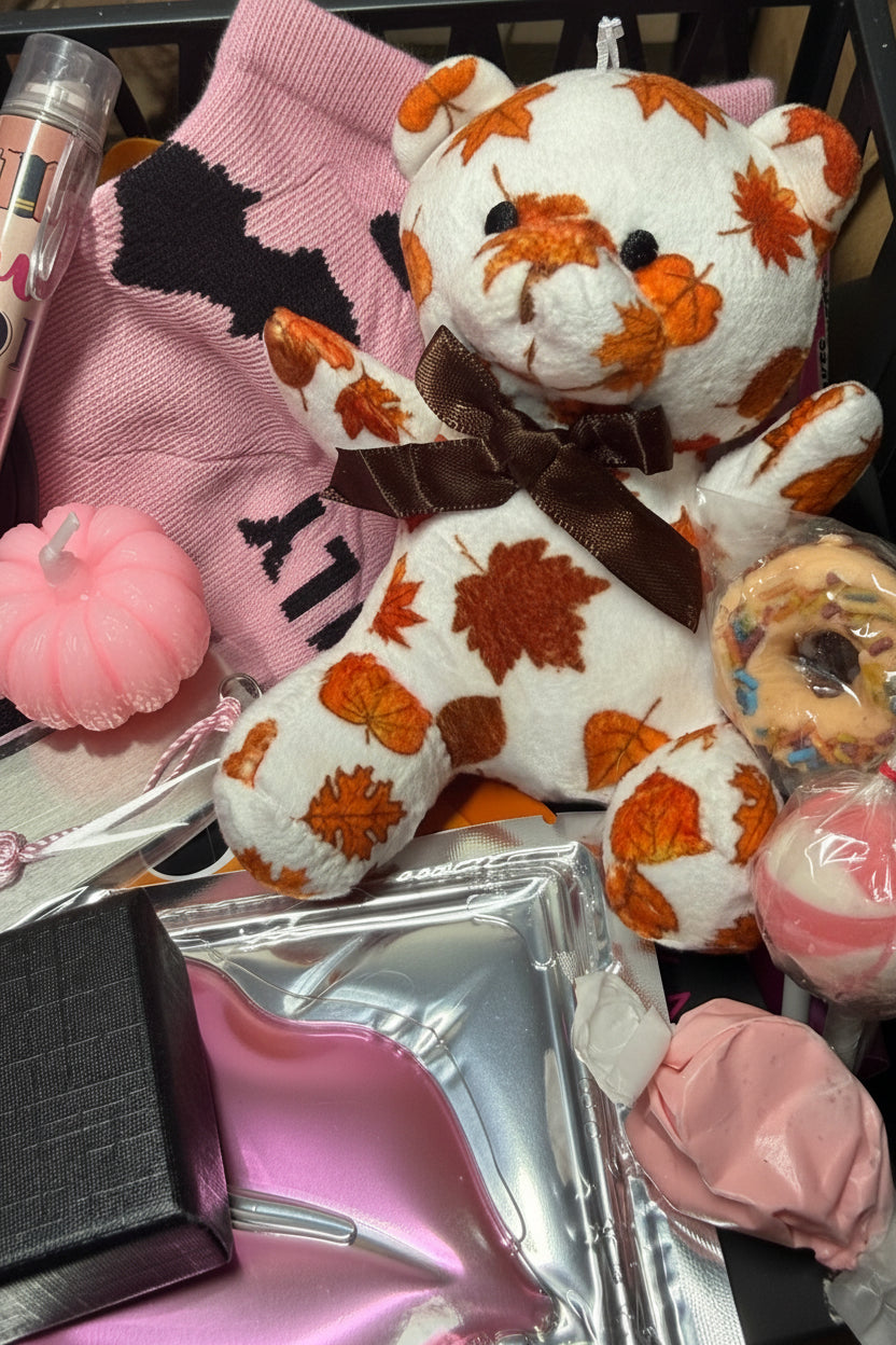 Pink Halloween Dark Romance Box w/ toy - October breast cancer awareness month (5% proceeds goes to charitable donation to ACS)