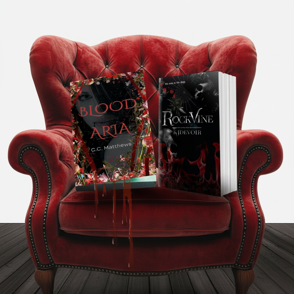 Half-a-Foot of Dark Romance books, oh my!