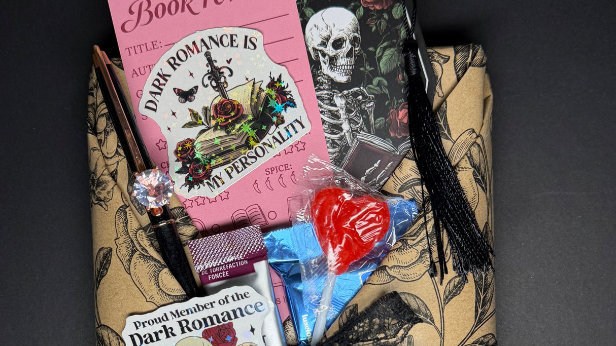 Dark Smut Blind Date Book, Sleeve & Candle Set