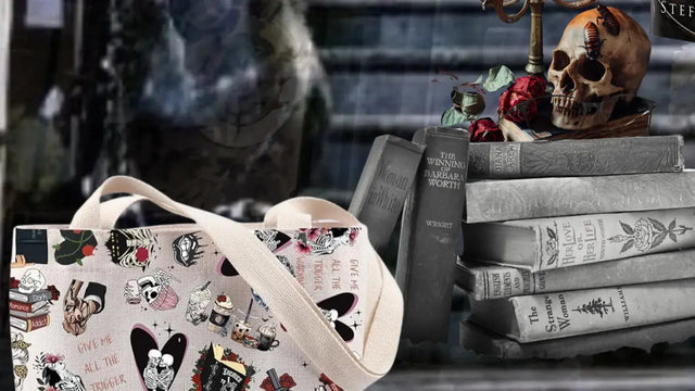 Dark Fantasy Book Box: books + a mix of themed & custom merch. Trope/Size options at checkout. Subscribe & Save! *you may let us know authors/books you've already read via checkout notes. Dark Romance Crates