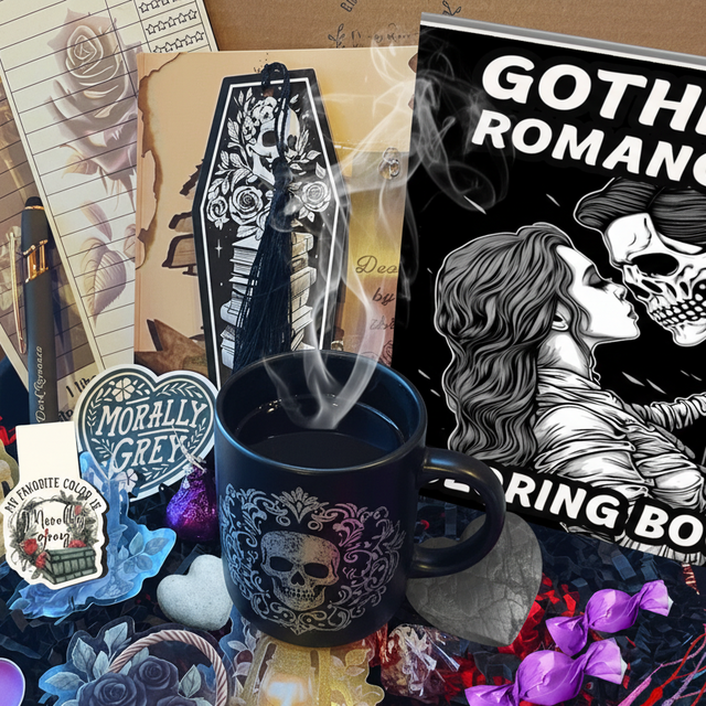 Dark Romance Bookmarks: Skulls (see bulk rate) - Dark Romance Crates