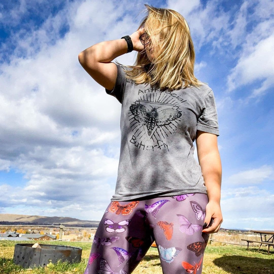 Anti-Social Butterfly Tee - Unisex Shirt