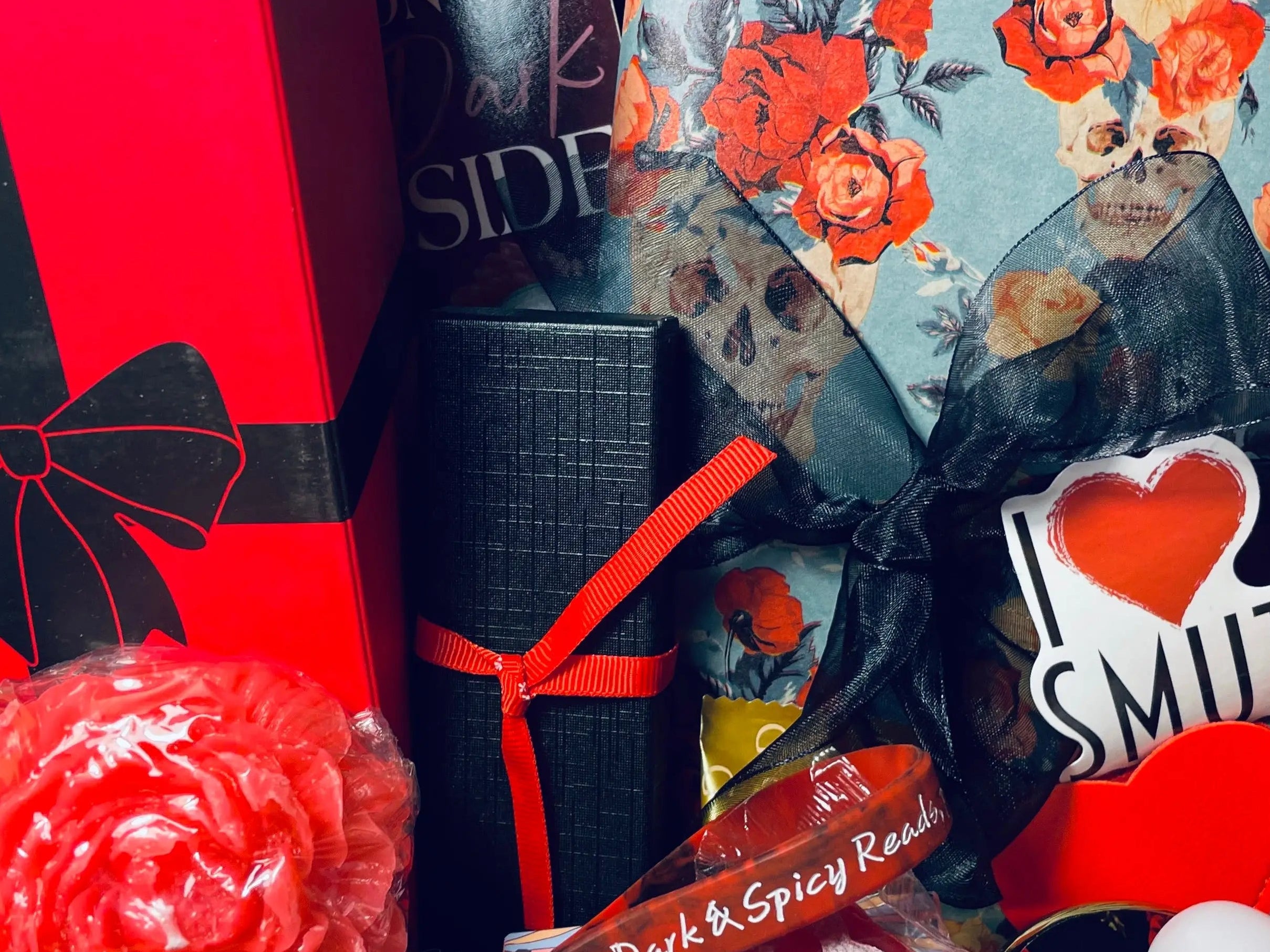 Luxury Special Edition Dark Romance Gift Basket: Book, Spa Set