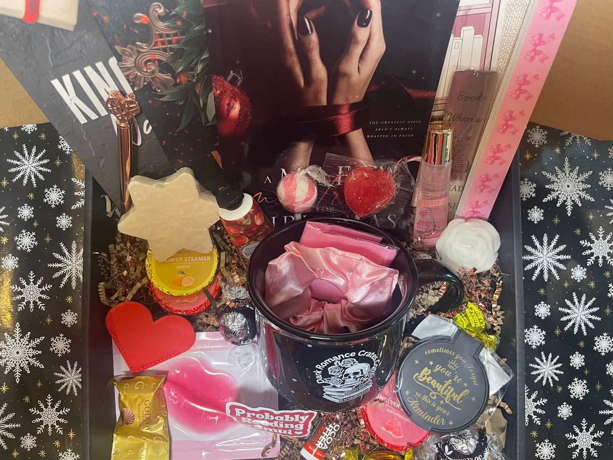 Holiday Book Box - Dark & Spicy Reads, Luxury Spa, Jewelry, optional toys