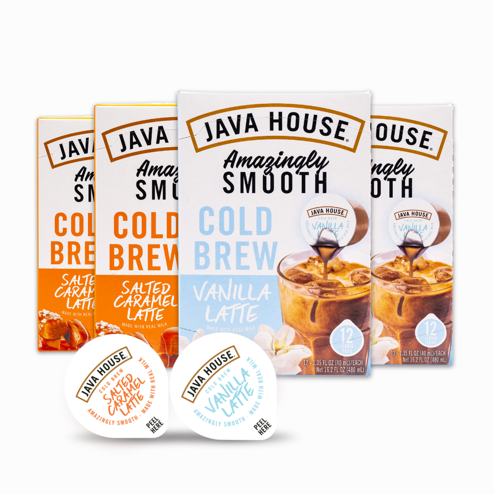 Java House Latte Mix Bundle Variety Pack - 48 Pods – Dark Romance Crates