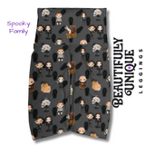 Spooky Family (Exclusive) Pocket Biker Shorts - High-quality Handcrafted Vibrant Bike Shorts