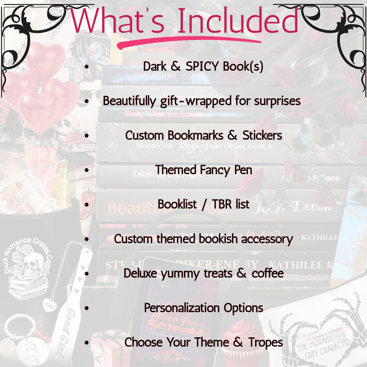 Dark Smut Blind Date Book, Sleeve & Candle Set