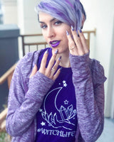 #WitchLife Crystals And Moon Tee - Unisex Shirt