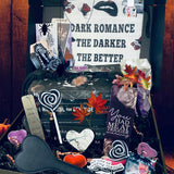 SummerWeen / Halloween Dark Romance Book Box: dark & spicy books, candy, spa, toy