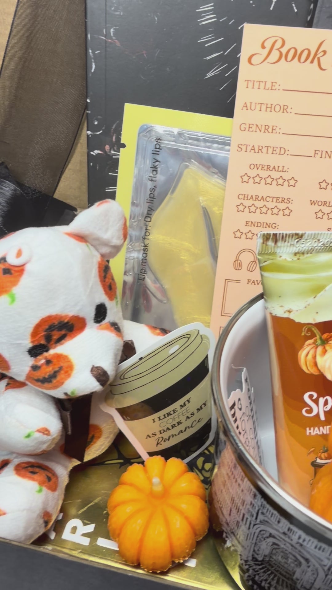 Pumpkin Spice Dark Romance Book Box