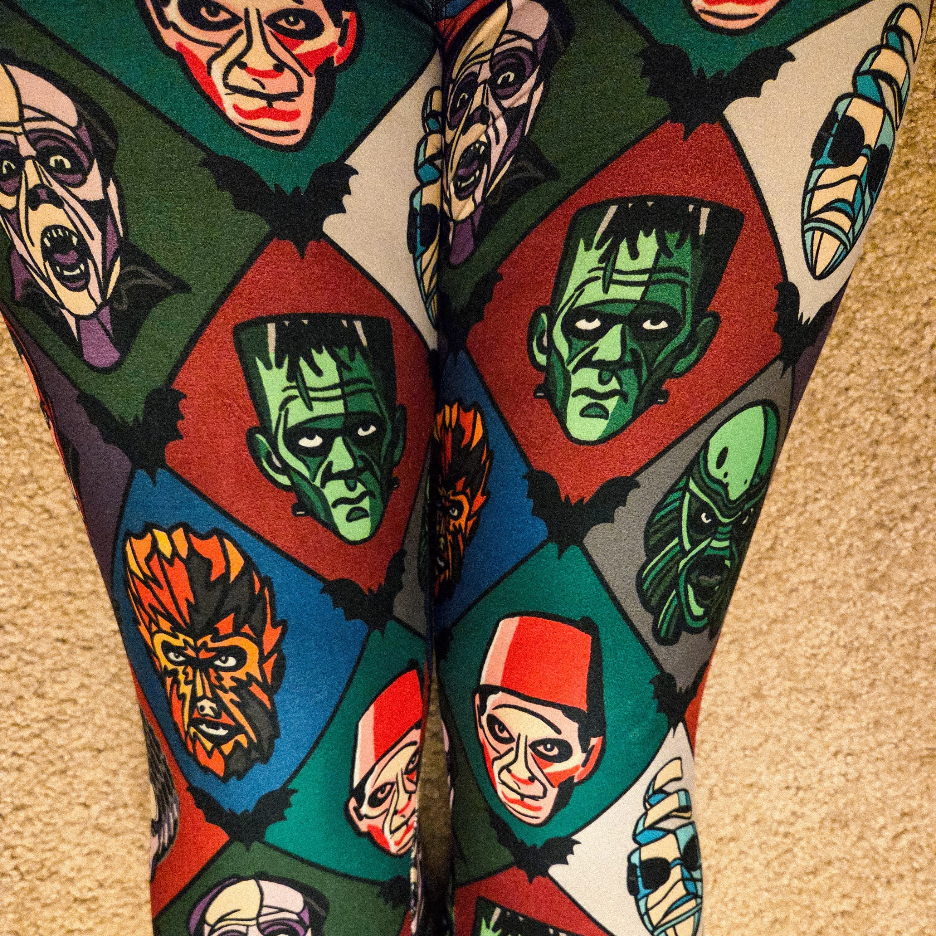 Uni Monsters Semi-Exclusive Leggings - High-quality Handcrafted Vibrant