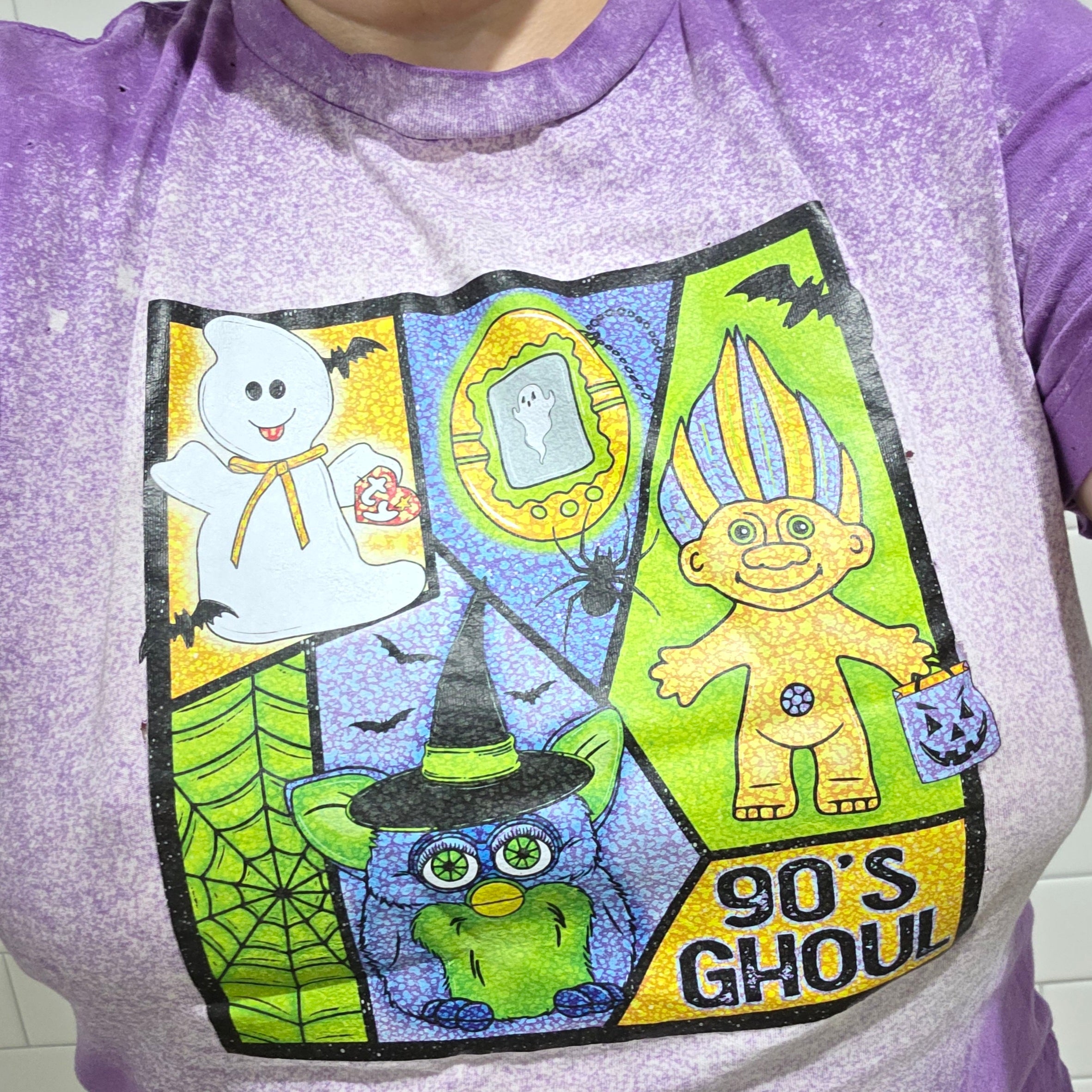 "90s Ghoul" Full Color DTF Tee Shirt