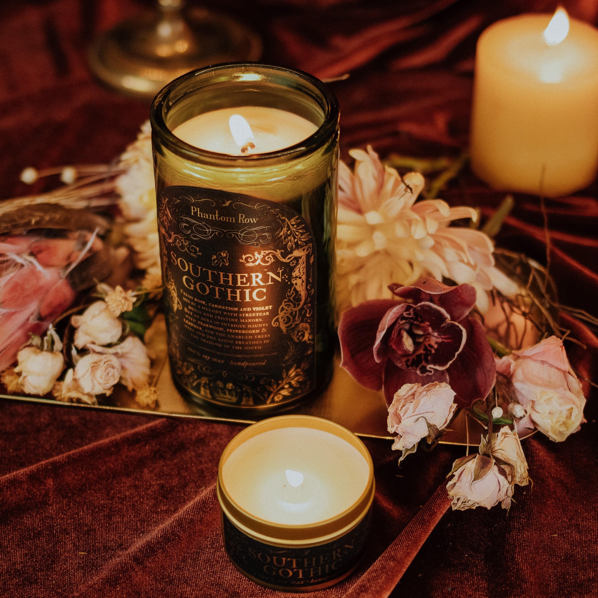 Dark Romance Crates Southern Gothic Candle - Thumbnail 4