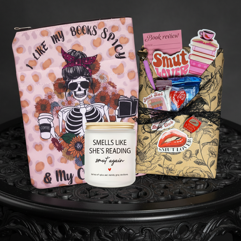 Dark Smut Blind Date Book, Sleeve & Candle Set