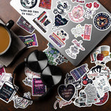10-50 PCS Smutty Dark Romance Book Stickers for Kindle, Notebook, Bookish Reader Themed Sticker Pack Waterproof, Holographic (see bulk rate)